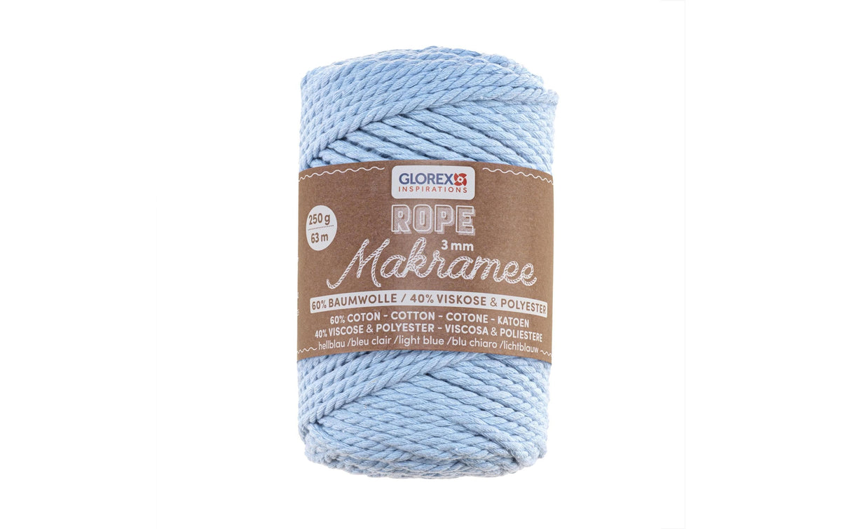 Glorex Makramee Rope gedreht
