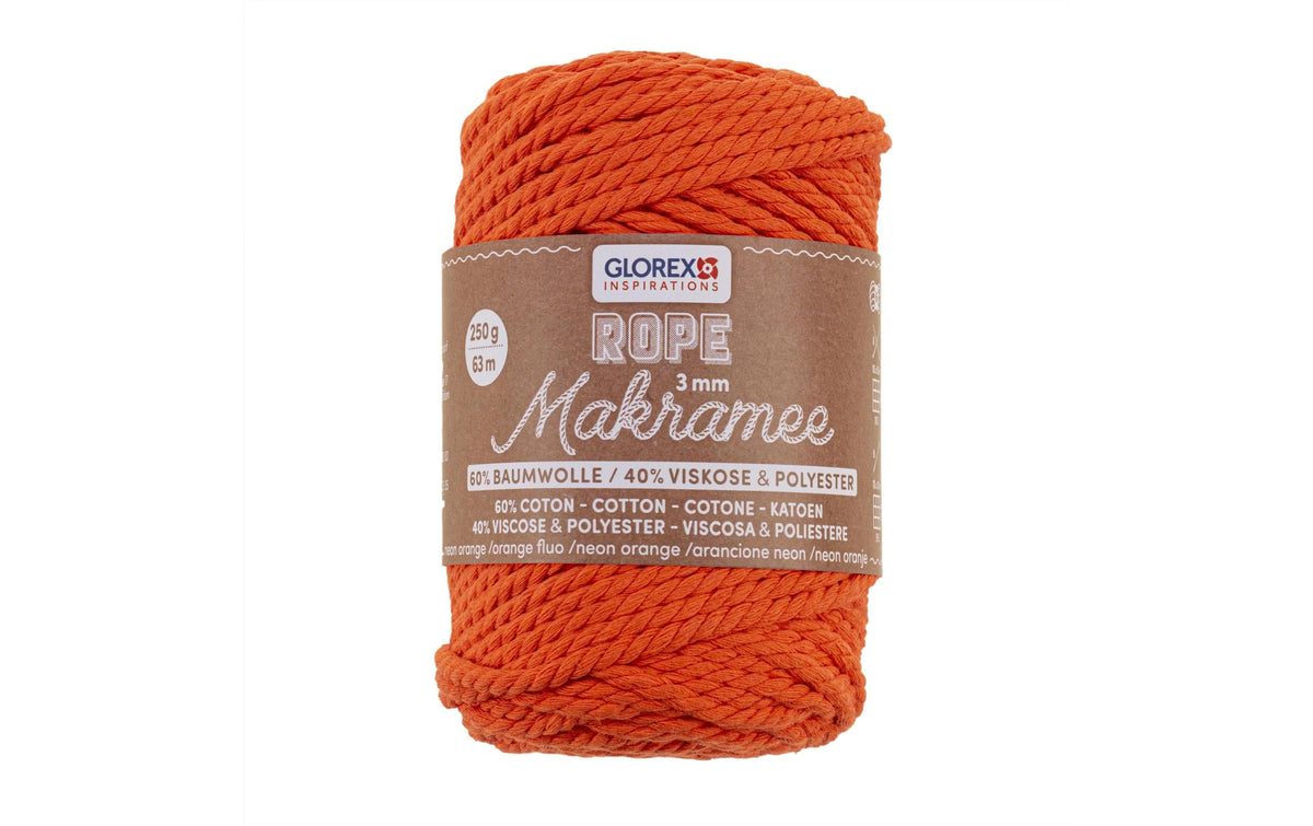 Glorex Makramee Rope gedreht
