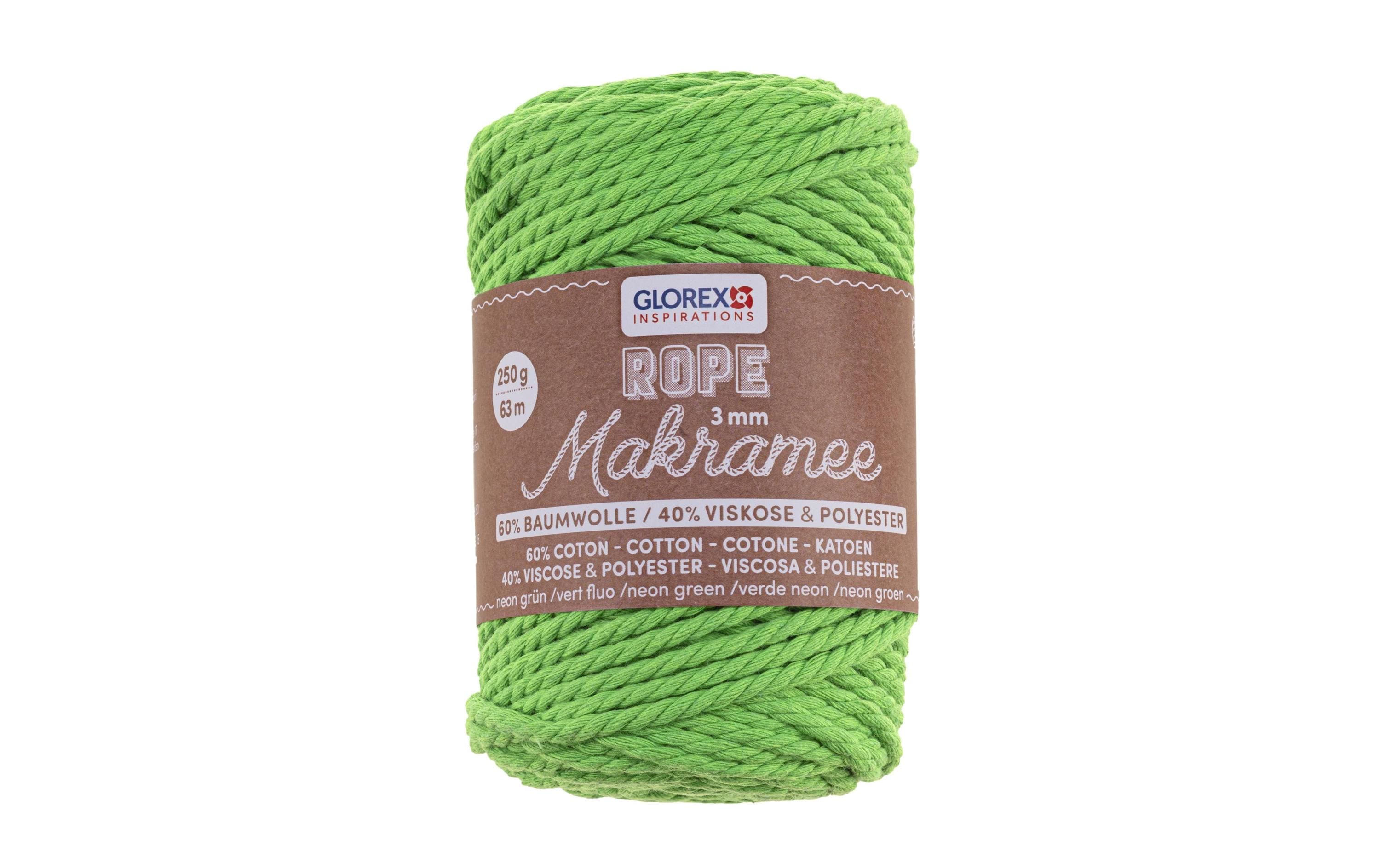 Glorex Makramee Rope gedreht