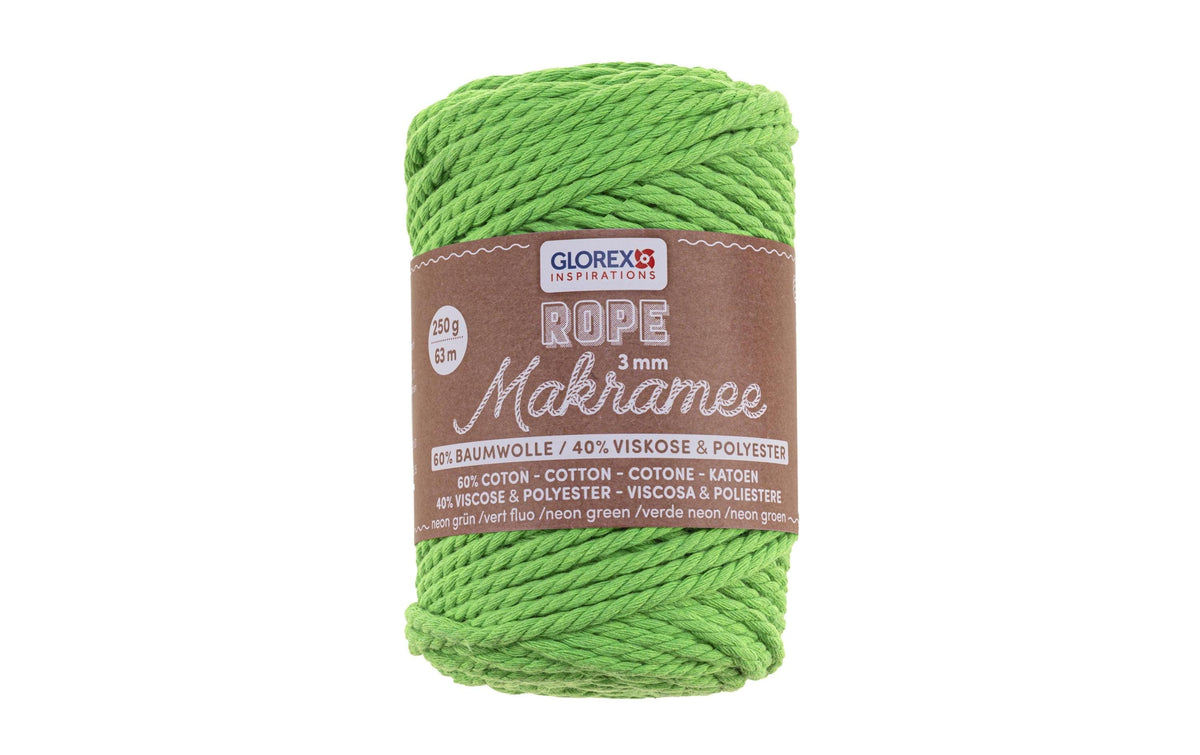 Glorex Makramee Rope gedreht