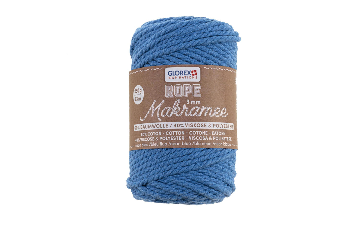 Glorex Makramee Rope gedreht