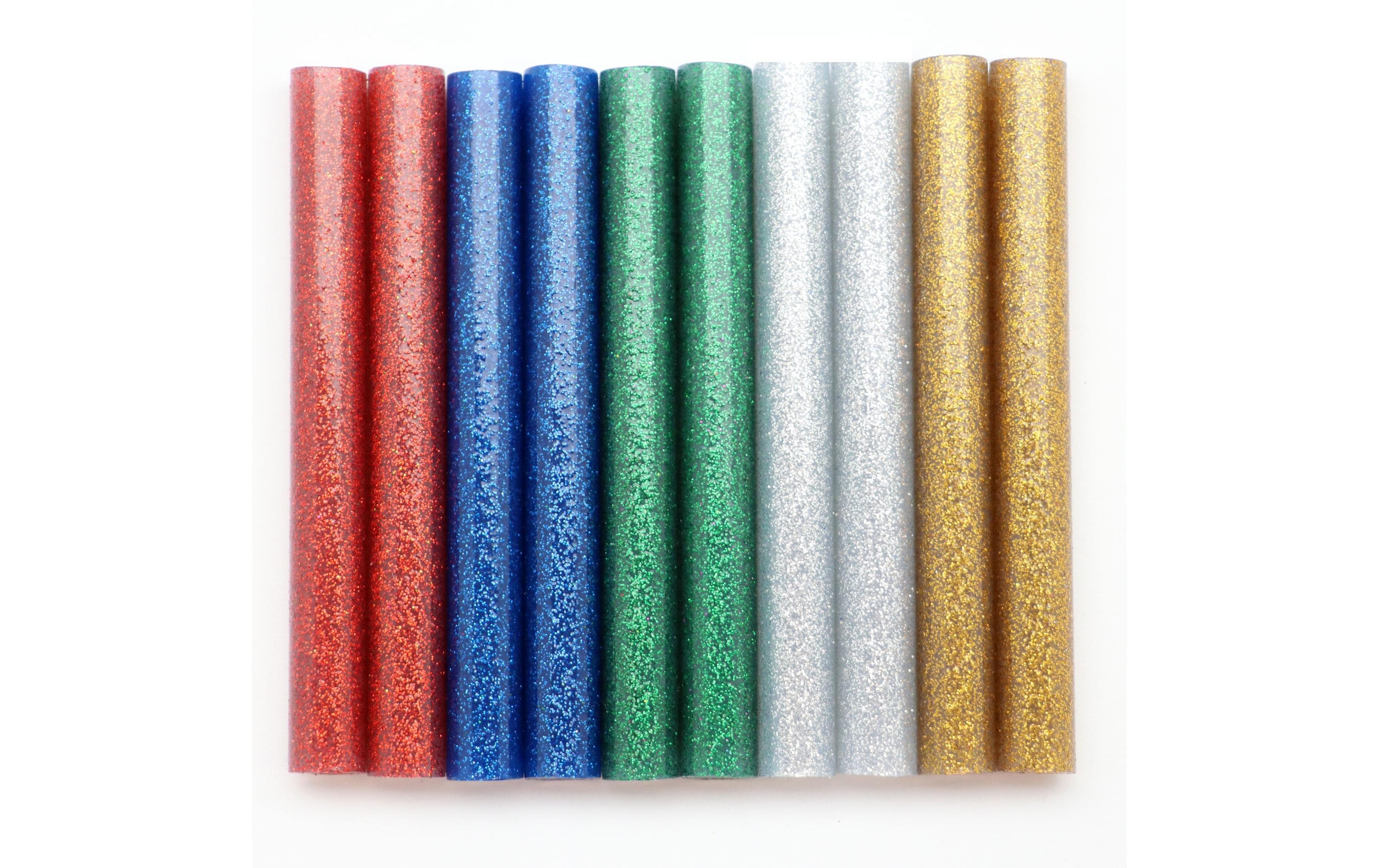 Glorex Ersatzstäbe farbig mit Glitter