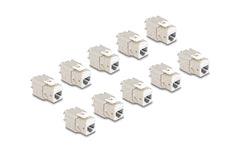 Delock, Keystone-Modul RJ45 zu LSA Cat.6A W