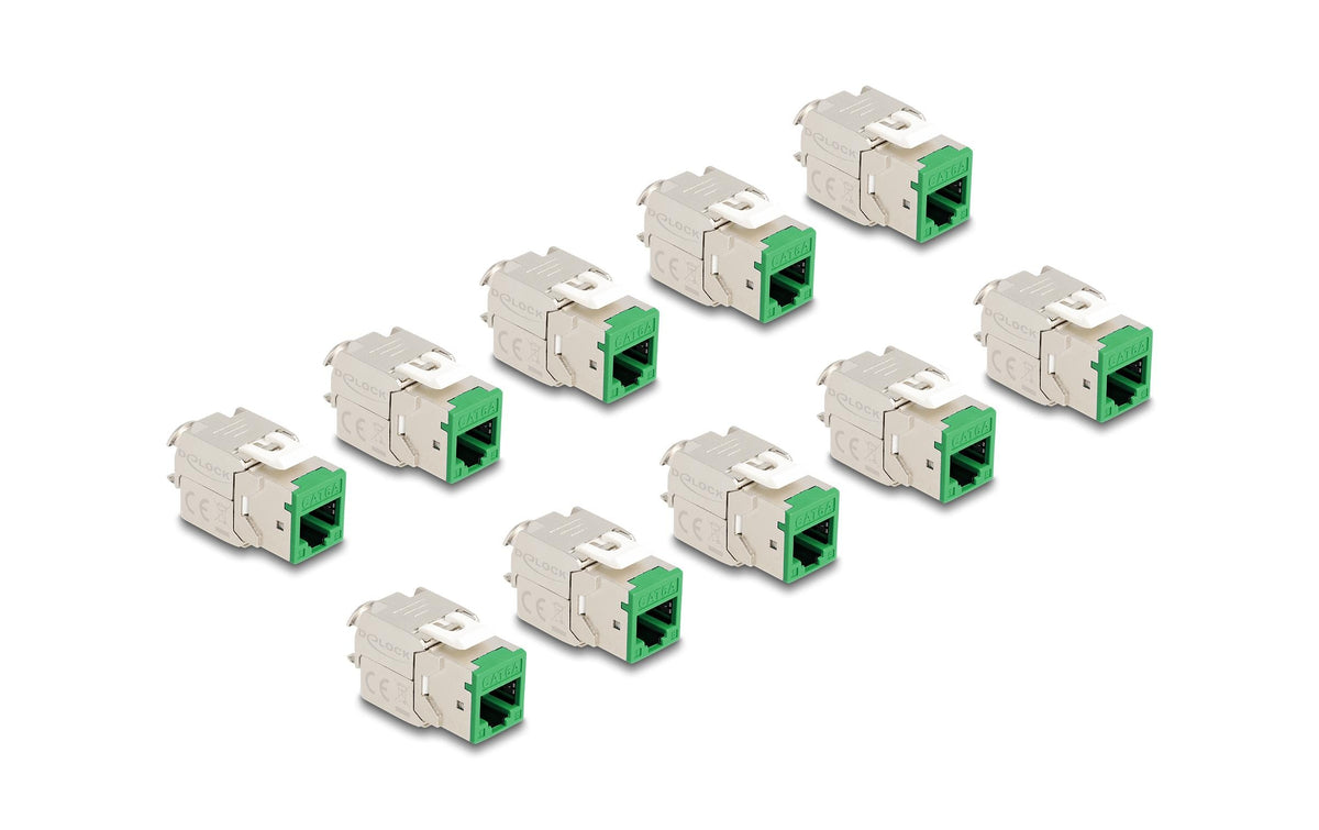 Delock, Keystone-Modul RJ45 zu LSA Cat.6A G