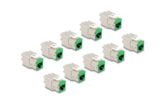 Delock, Keystone-Modul RJ45 zu LSA Cat.6A G