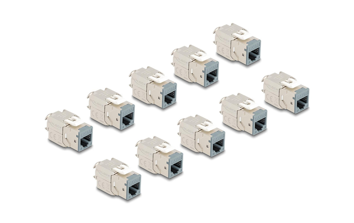 Delock, Keystone-Modul RJ45 zu LSA Cat.6A G