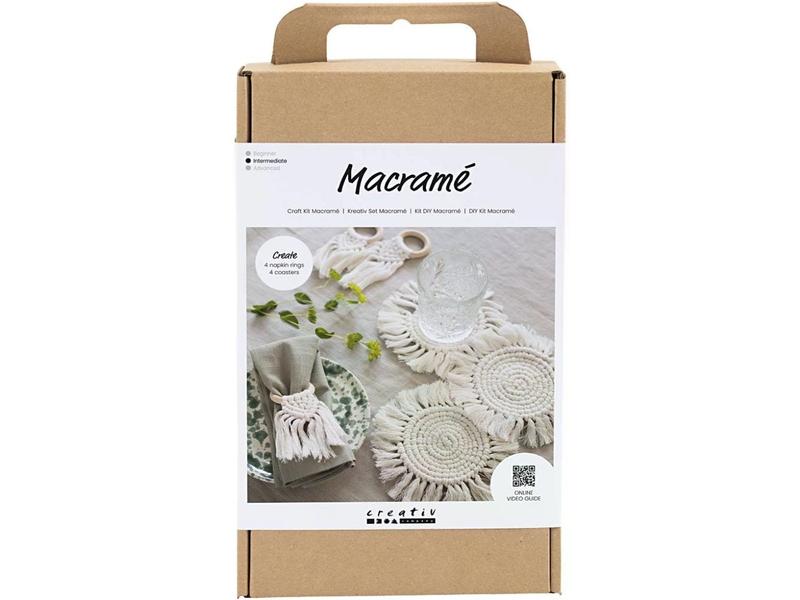 Creativ Company | Bastelset Macramé | Tischdekoration