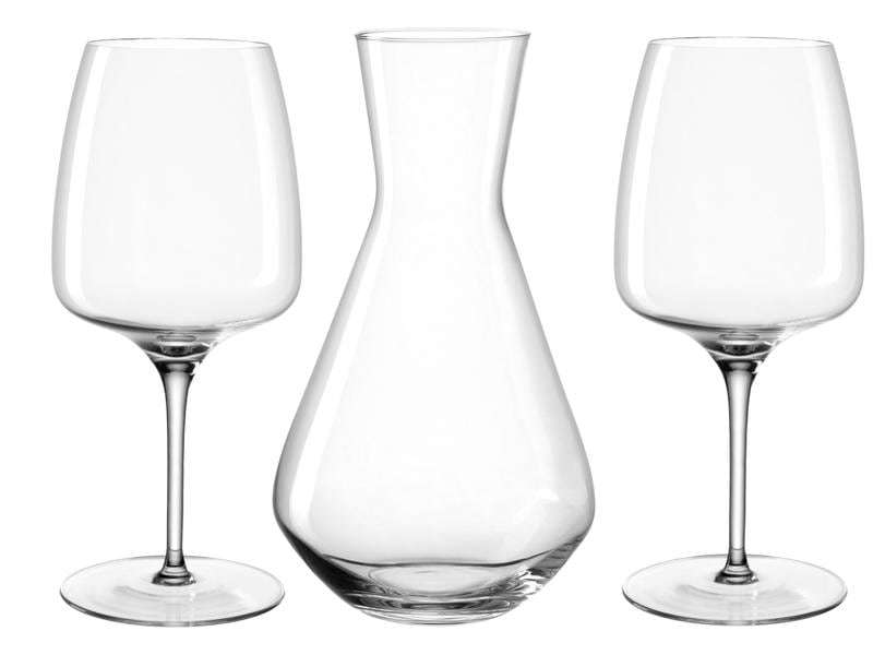 LEONARDO | Karaffe Cesti mit Weingläser 3tl | 1 Karaffe + 2Weingläser