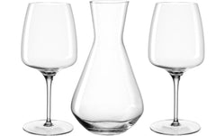 LEONARDO | Karaffe Cesti mit Weingläser 3tl | 1 Karaffe + 2Weingläser