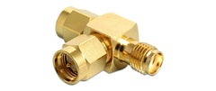 Delock | SMA-Buchse zu 2xSMA-Stecker | T-Stück