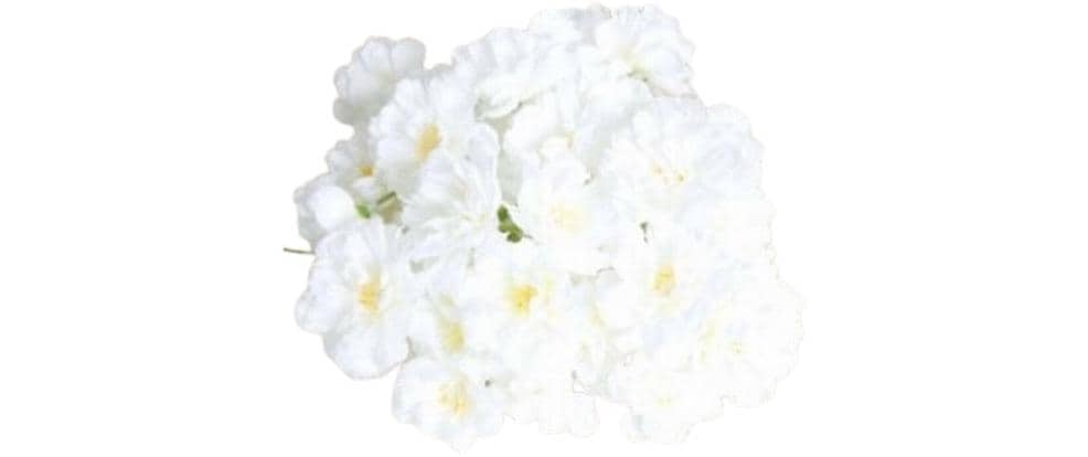 Dekomat Kirschblüten Weiss