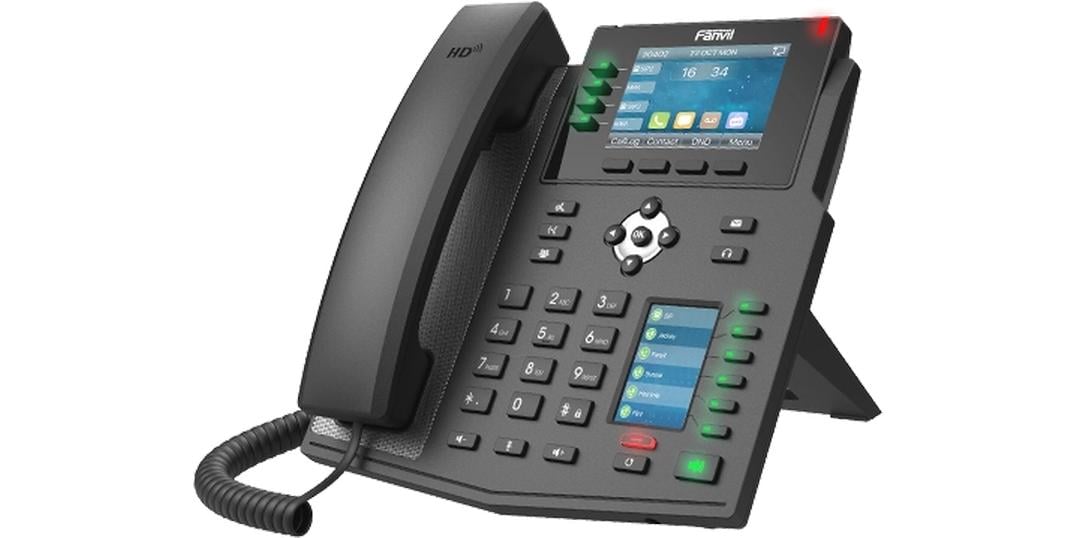 Fanvil | X5U V2 Schwarz | SIP-Tischtelefon