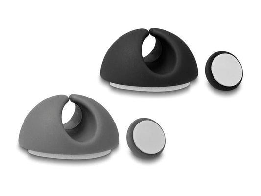 Delock | Kabelhalter Set | 6 Stück