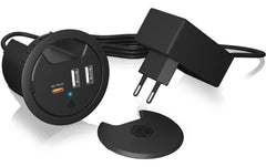 ICY BOX IB-HUB1407, 1x Type-C, 2x Type-A