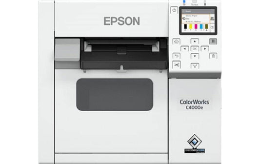 Epson | Farb-Etikettendrucker C4000e BK | glanz, Ethernet/USB