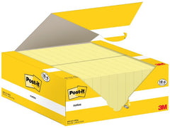 Post-it | 3M Post-it Haftnotizen, gelb | 18+6 Blöcke à 100 Blatt, 38 mm x 51 mm