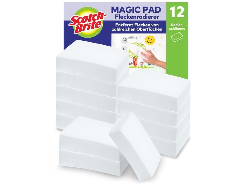 Scotch-Brite | 3M Scotch-Brite Magic Pad | weiss, 10+2 Stück