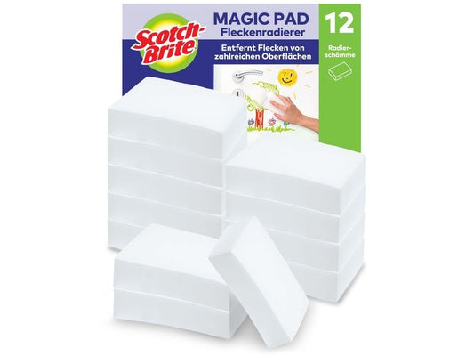 Scotch-Brite | 3M Scotch-Brite Magic Pad | weiss, 10+2 Stück