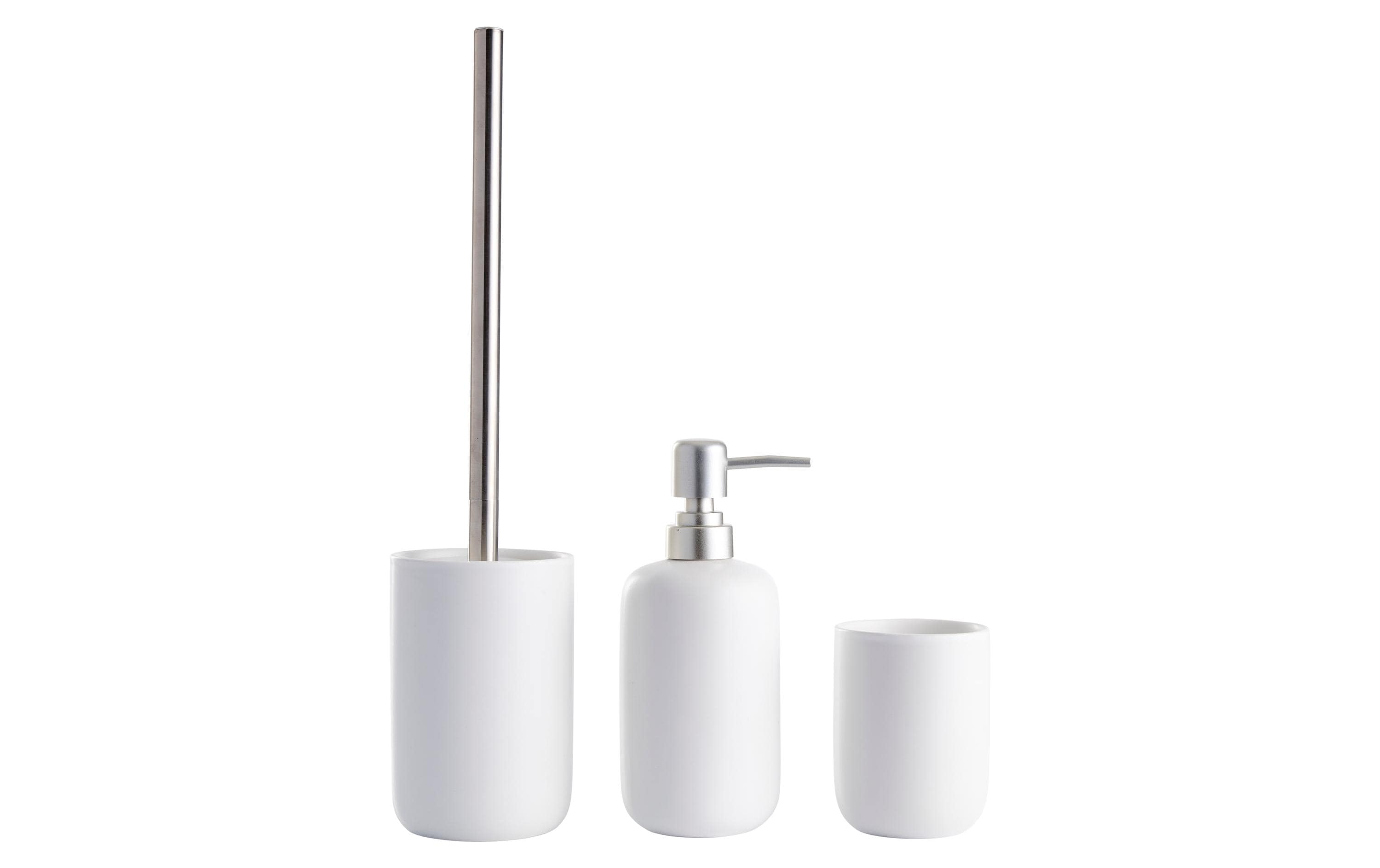Schou, Badezimmer-Set 3-teilig, Weiss