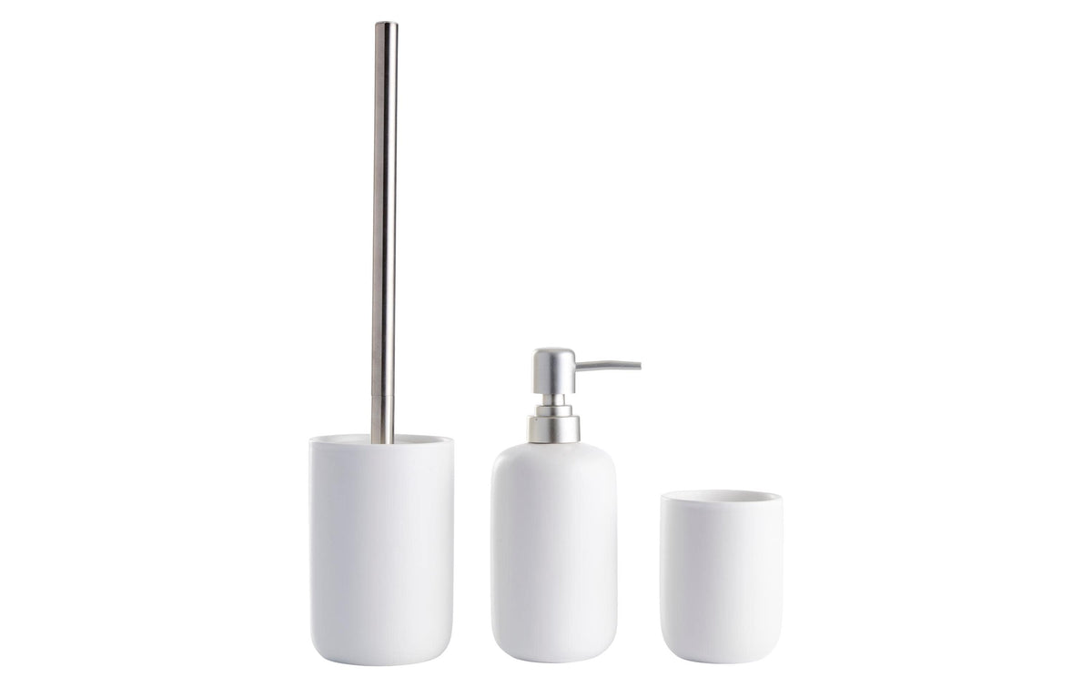 Schou, Badezimmer-Set 3-teilig, Weiss