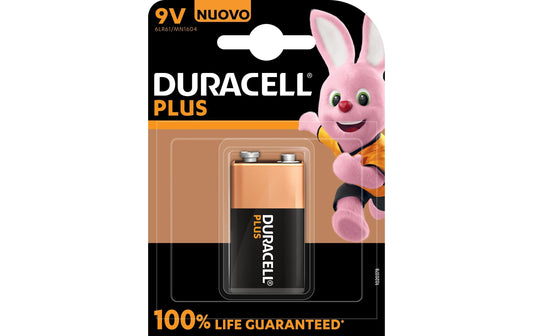 DURACELL 9V Plus Power MN1604 6LR61 K1