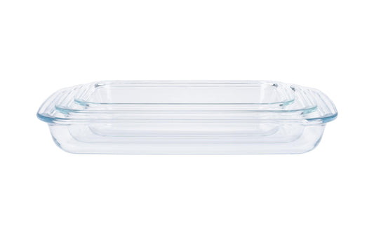 FURBER Auflaufform-Set 3tlg. Eckig