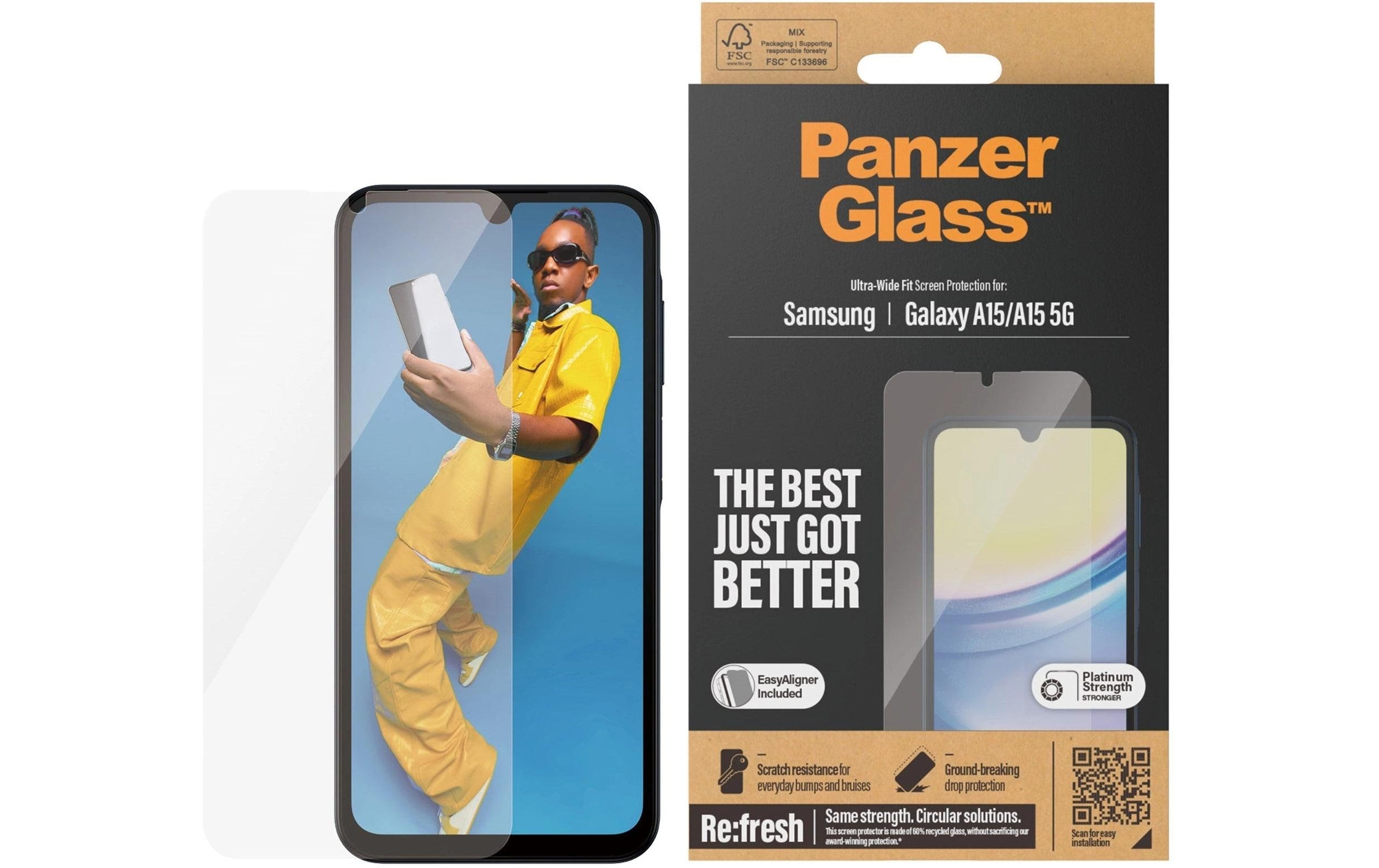 PANZERGLASS Ultra Wide Fit