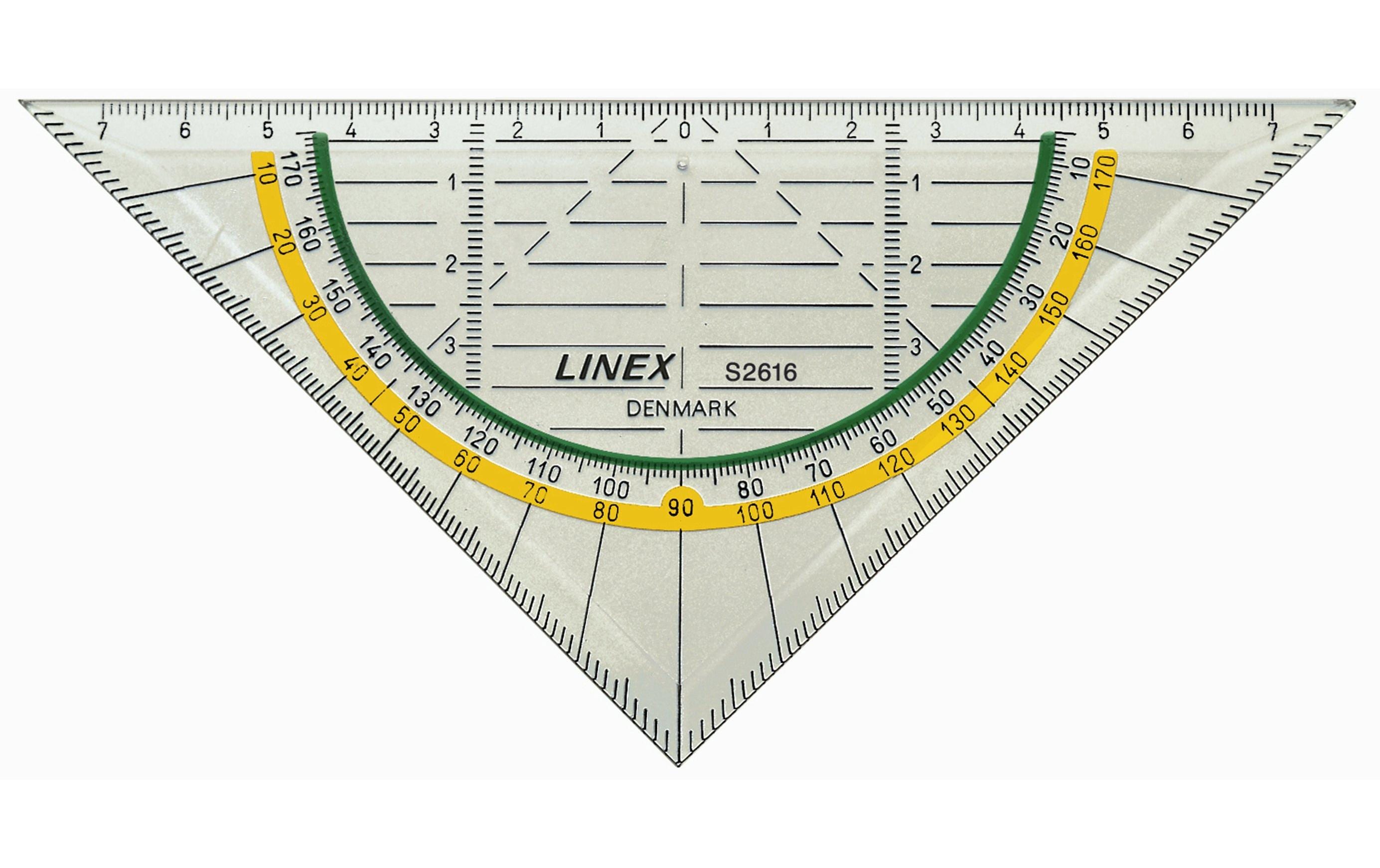 Linex  Geometrie-Dreieck 160mm
