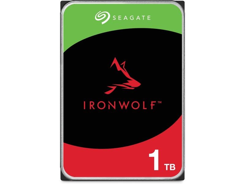 Seagate | Harddisk IronWolf 3.5 SATA 1 TB | 5900rpm, 256MB Cache, 24x7, SATA 6GB/s