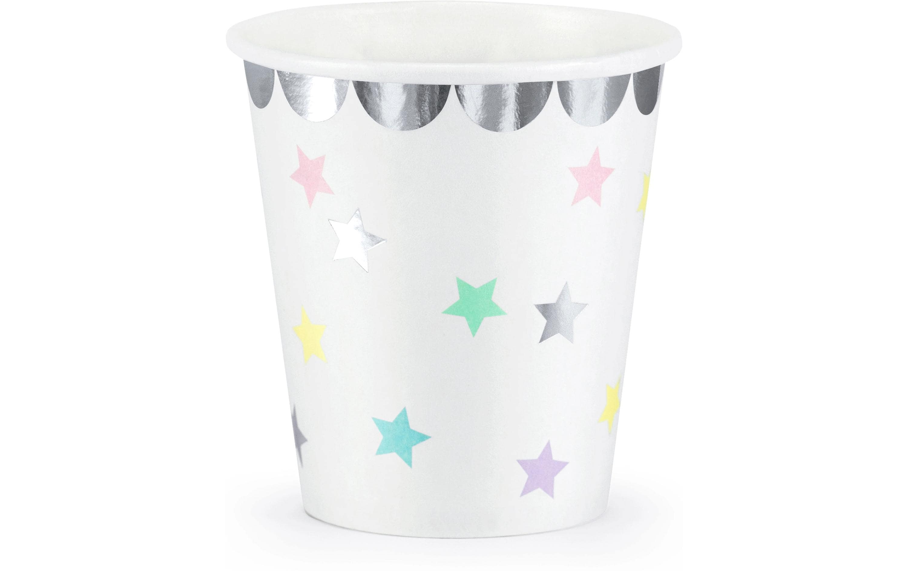 Partydeco Becher Einhorn Sterne
