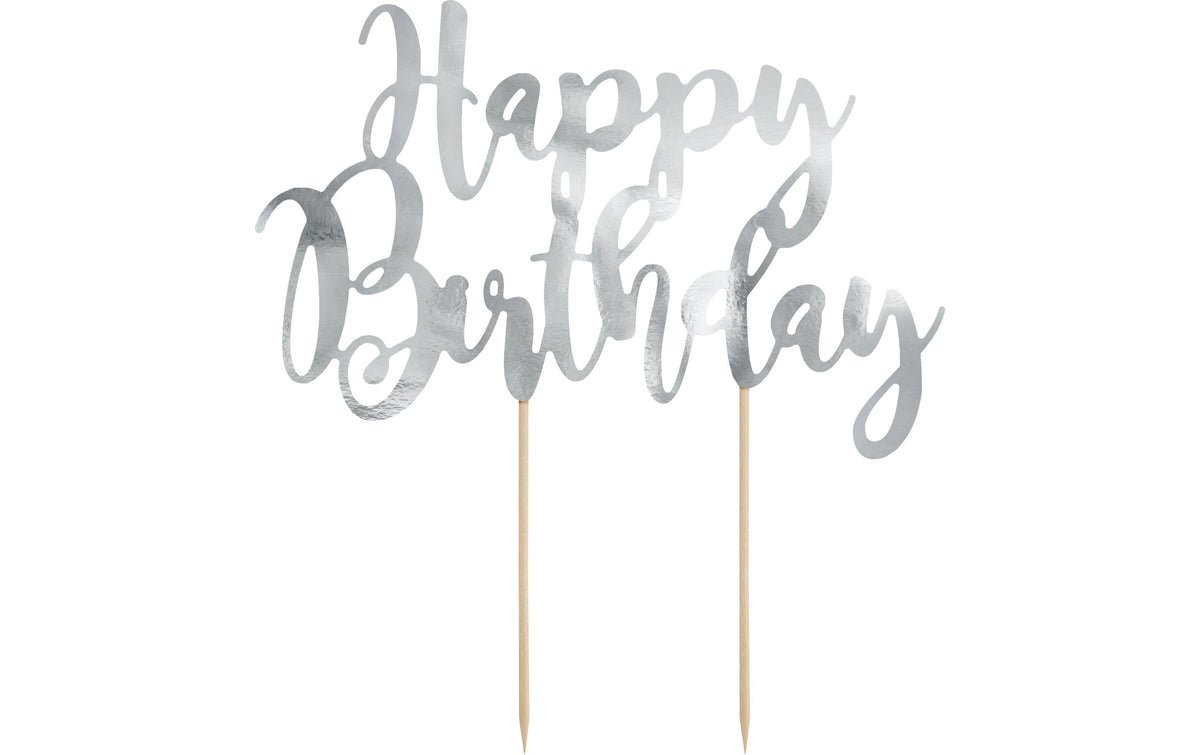 Partydeco Caketopper Happy Birthday