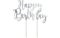 Partydeco Caketopper Happy Birthday