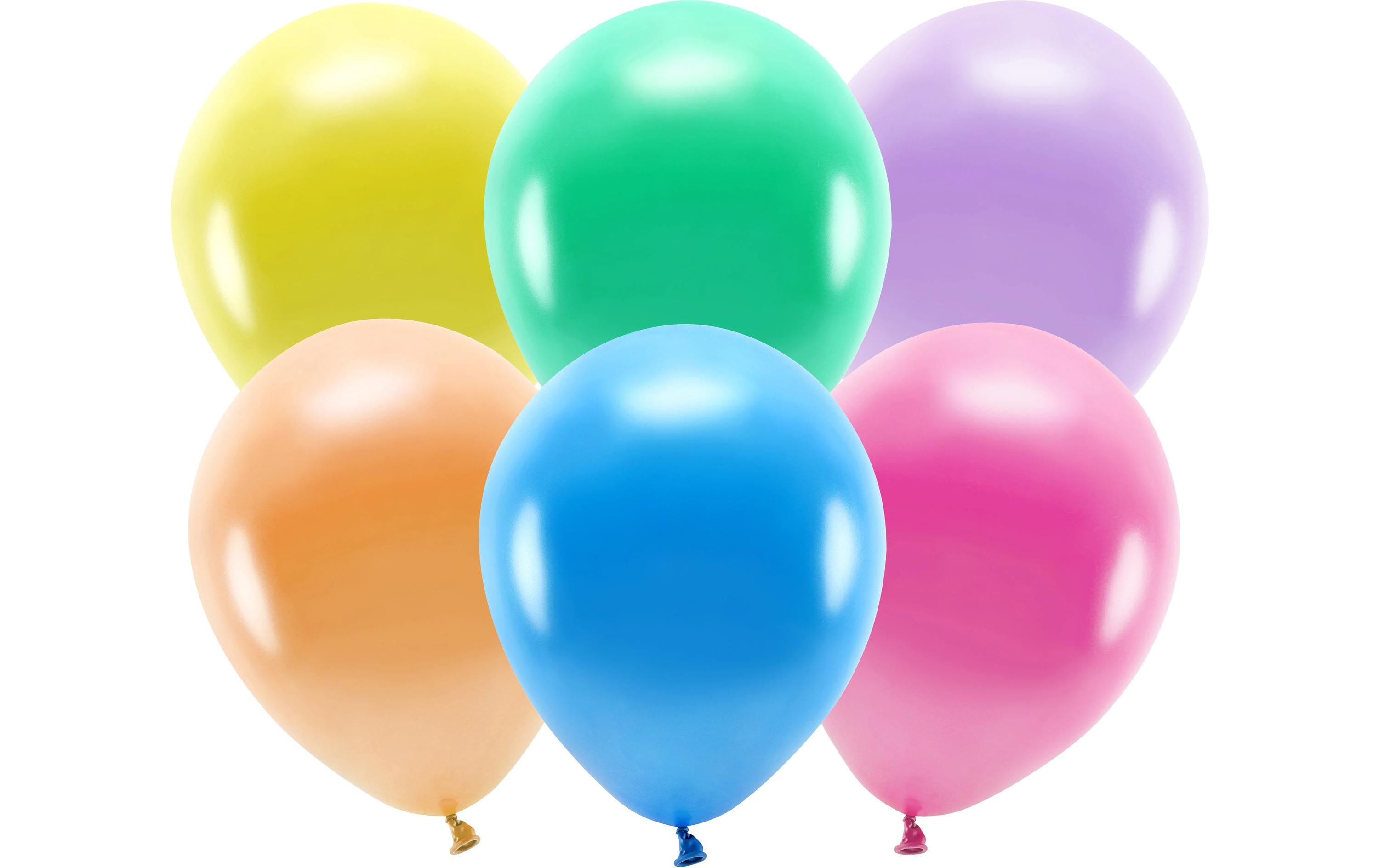 Partydeco Ballons Uni Eco Metallic Mix