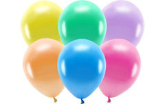 Partydeco Ballons Uni Eco Metallic Mix