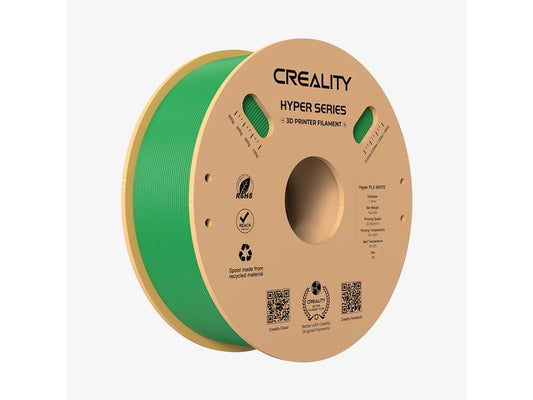 Creality | Filament PLA Hyper, Grün, 1.75 mm | 1.75mm Filament, 195-210Grad, 1Kg, Grün