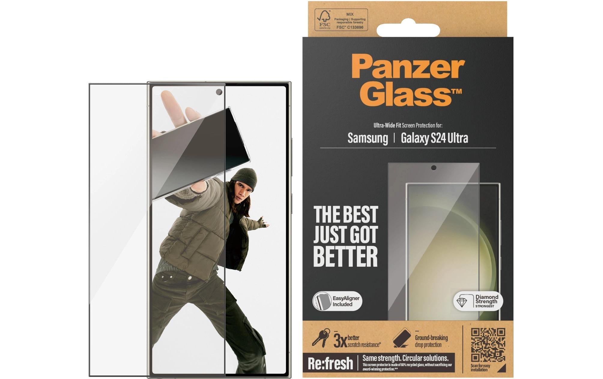 PANZERGLASS Ultra Wide Fit