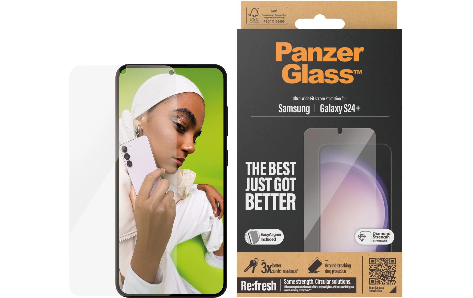 PANZERGLASS Ultra Wide Fit