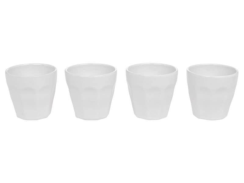FURBER | Becher 4er Set 90ml | Porzellan, 90ml, 6.5x6cm