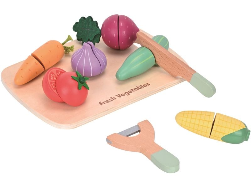 Spielba Holzspielwaren | Spielba Gemüse zum Schneiden