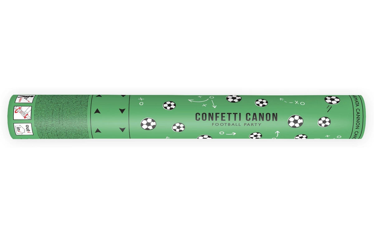 Partydeco Konfettikanone Fussball