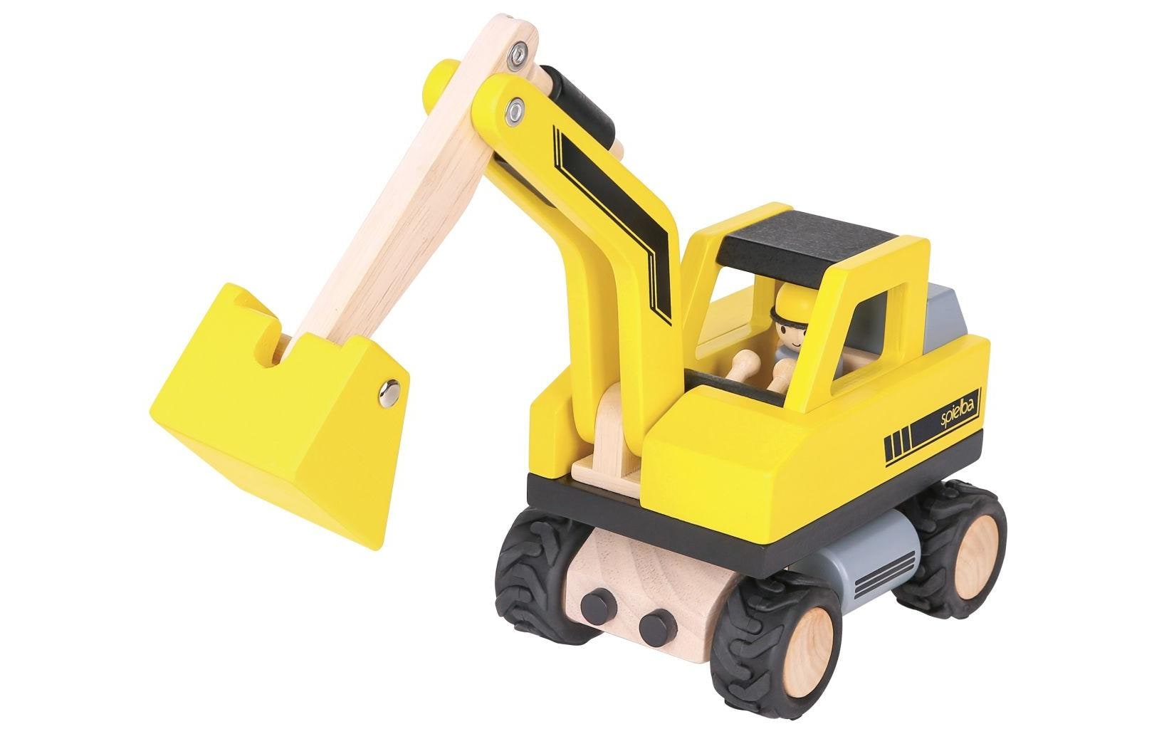 Bagger mit Figur