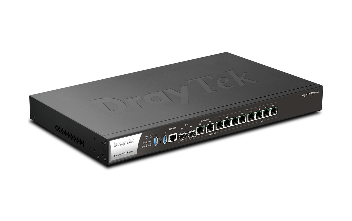 DrayTek Vigor3912s:MultiWAN Router, 500xVPN