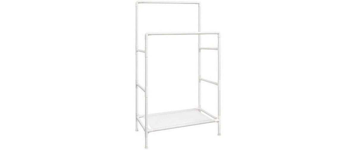 Songmics Kleiderständer Weiss, Eisenrohre