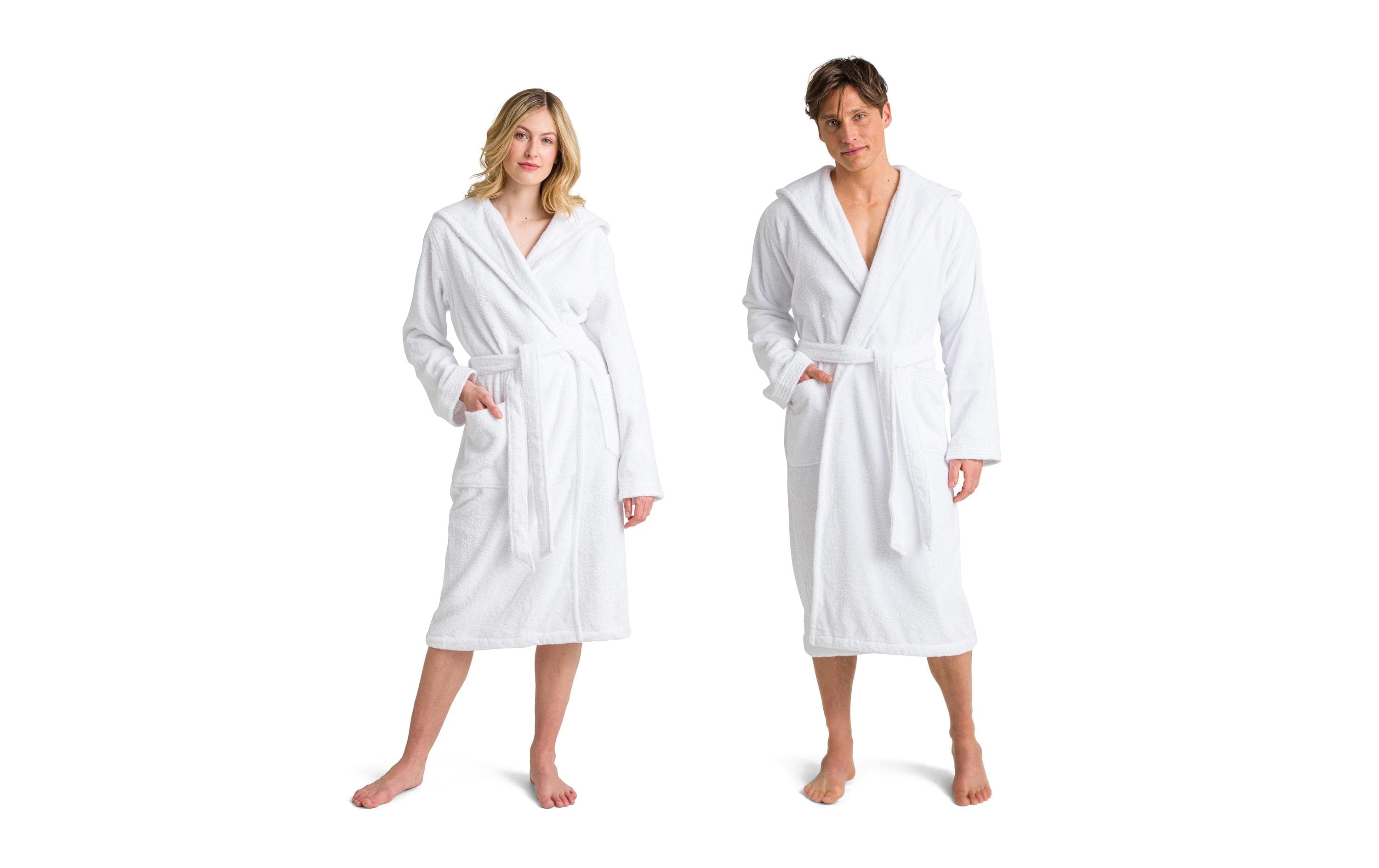 Möve, Bademantel Superwuschel M, Weiss