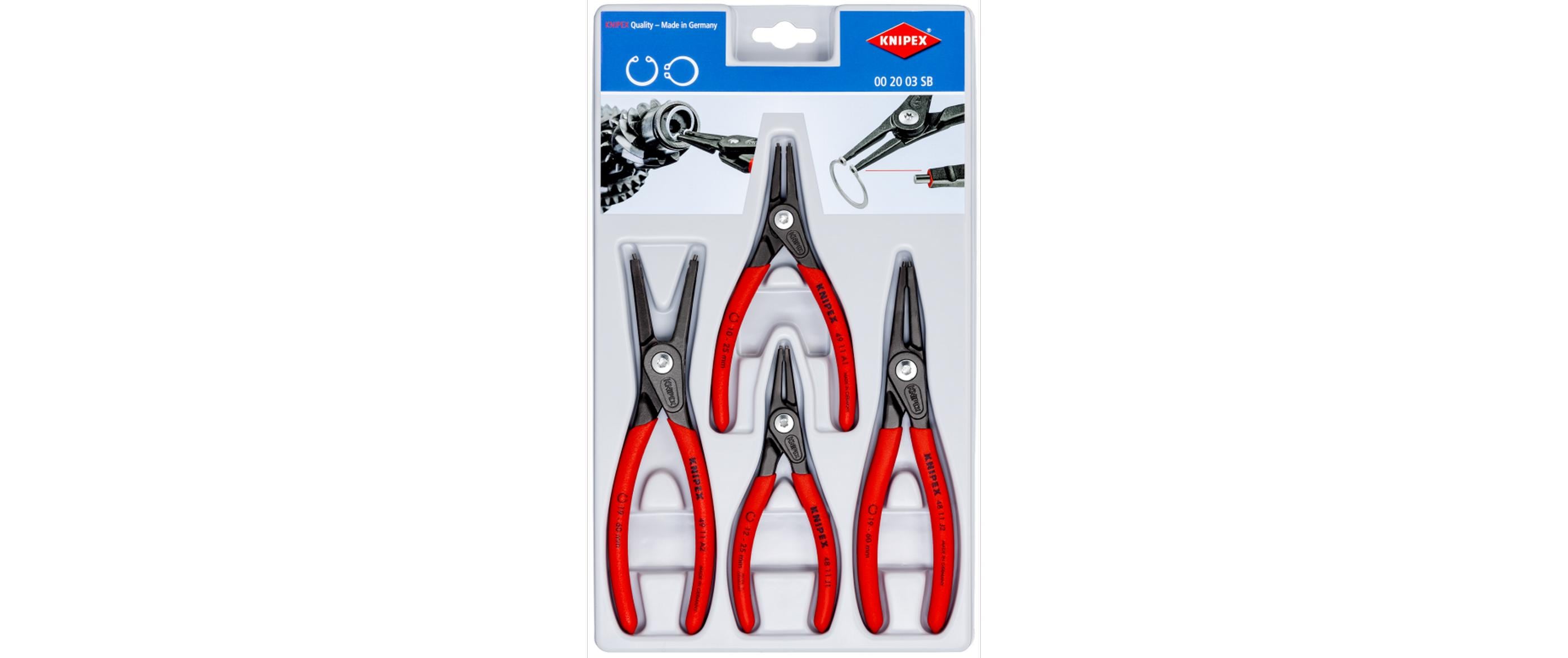 Knipex Präzisions-Sicherungsringzangen-Set