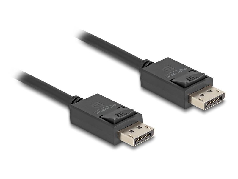 Delock | DisplayPort Kabel 16K 30Hz/8K60Hz | schwarz, 3m
