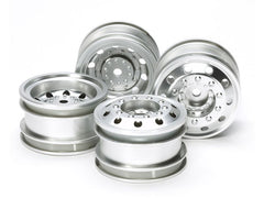 Tamiya | Racing Truck Felgen (F+R) silber | passend zu 51589 TT01E