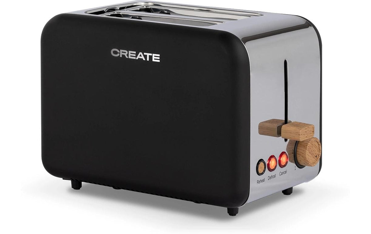 Create Toaster Retro schwarz