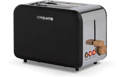 Create Toaster Retro schwarz