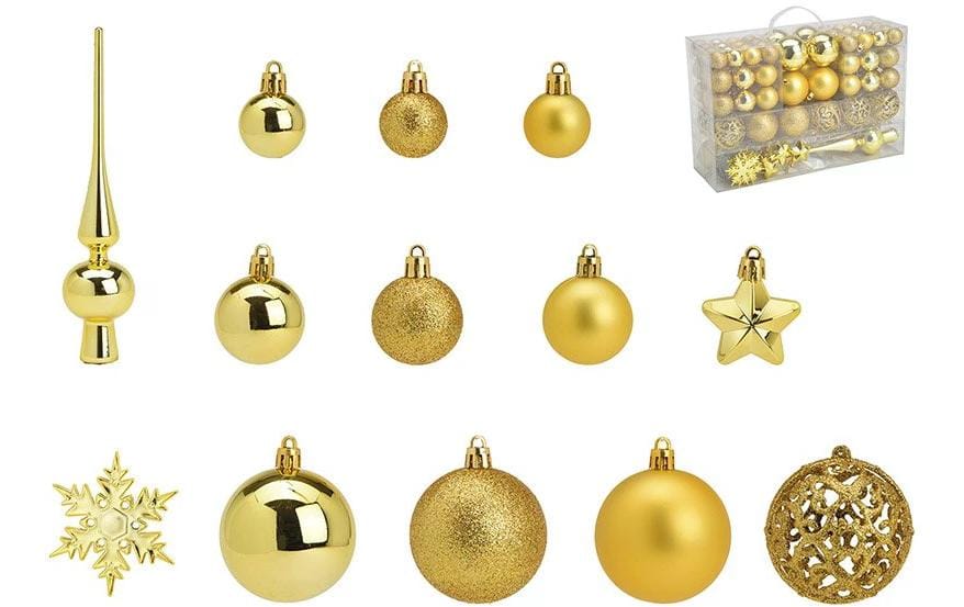 G. Wurm Weihnachtskugeln-Set 111er
